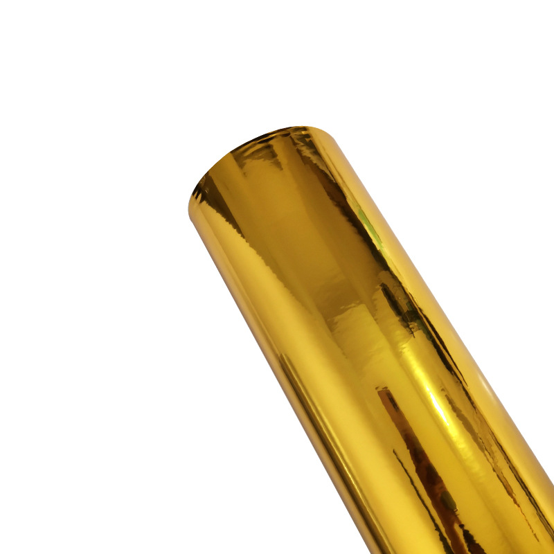 Wholesale Metallic letters Vinyl Film Roll decals metal sticker with adhesive